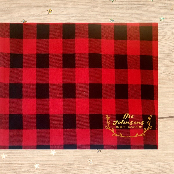 Buffalo Plaid Placemats Etsy