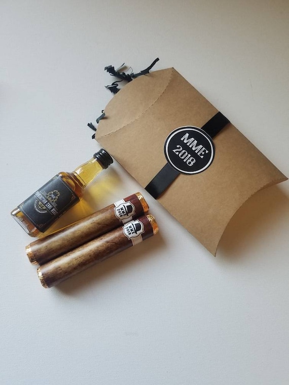 Company fundraiser gala giveaways employee staff appreciation gifts | chocolate cigars rolos set Gatsby 20s party quarantine birthday favors Il_570xn