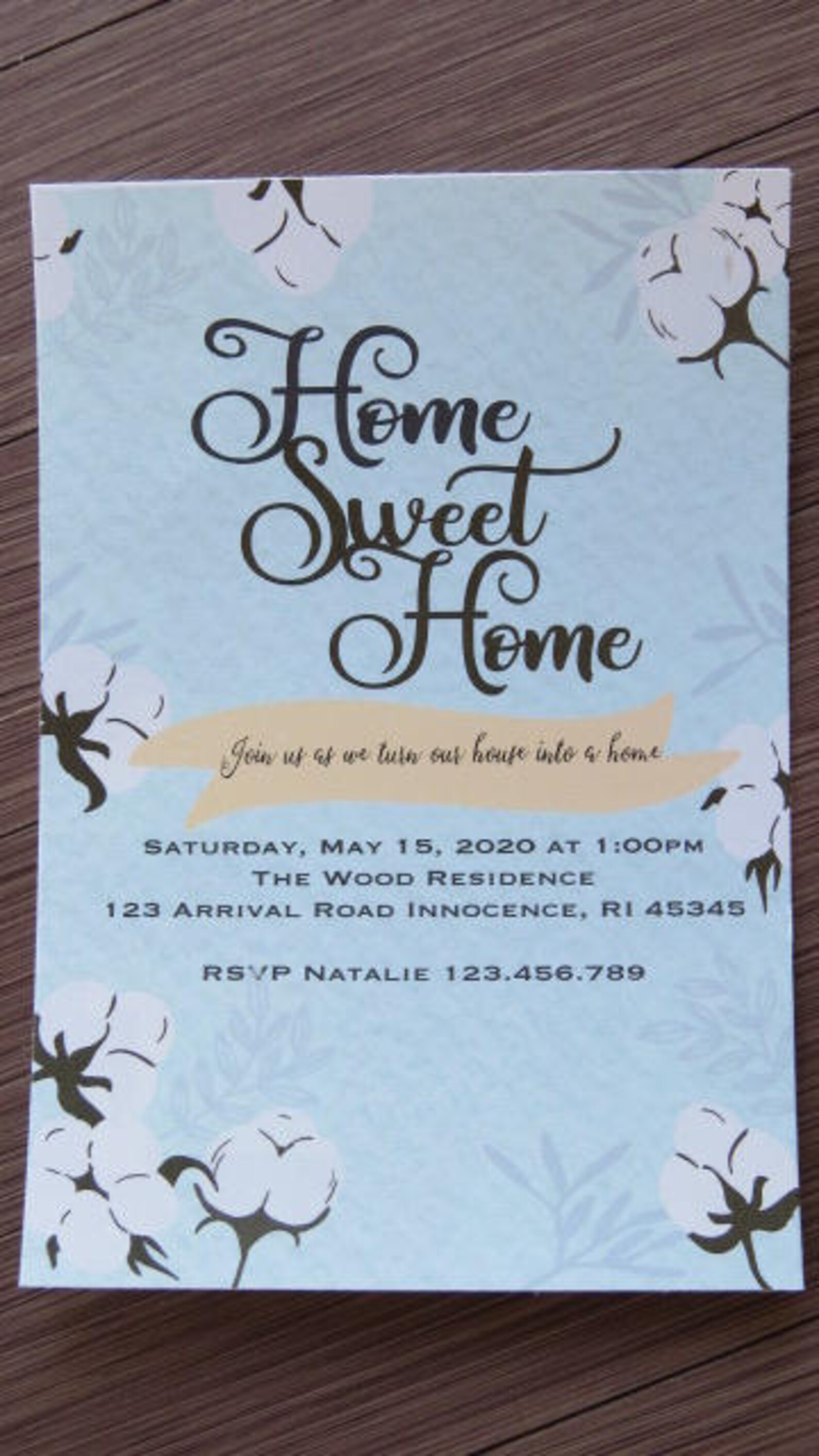 Housewarming Shower Invitationshome Sweet Home Party Etsy