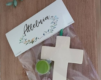 Easter Cross Paint Kit: Christian Party Favors, Classroom Treats - Set of 5
