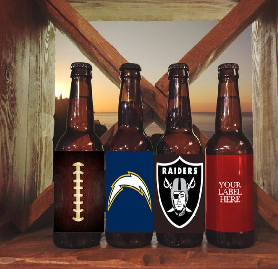 NFL football Super Bowl 2019 tailgate party beer bottle labels⎜sports team custom label footballs teams | beer BBQ brew SET of 6 Il_570xn