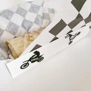 Dirt Bike Party Food Tray: BMX Theme, Set of 10