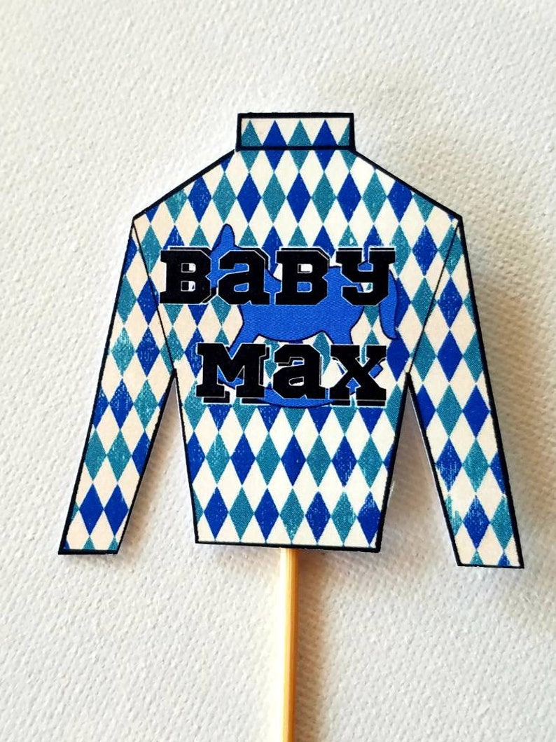 Kentucky oaks derby bachelorette baby shower gender reveal party cupcake Toppers \u239c custom cake first derby \u239c pony horse parties \u239c SET OF 12