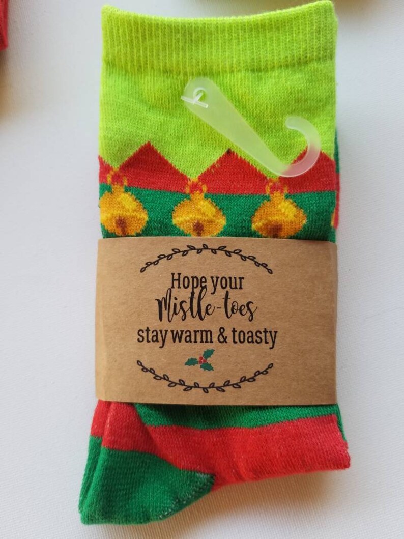 Personalized sock gifts elf custom sock wrap gift elves | Etsy How To Wrap Socks As A Present