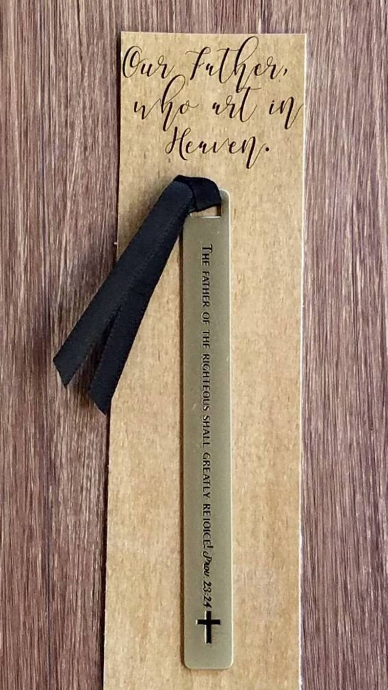 Catholic Christian Bookmarks Keepsakes Virgin Mary Our Etsy