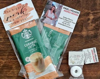Personalized Realtor Client Gifts: Coffee & Mints, Corporate Branding