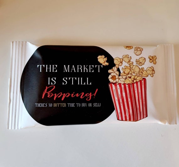 Real estate popcorn thank you popby gifts referrals gift tags lemon thanks popcorn Market realtor headhunter set appreciation basket fill Il_570xn