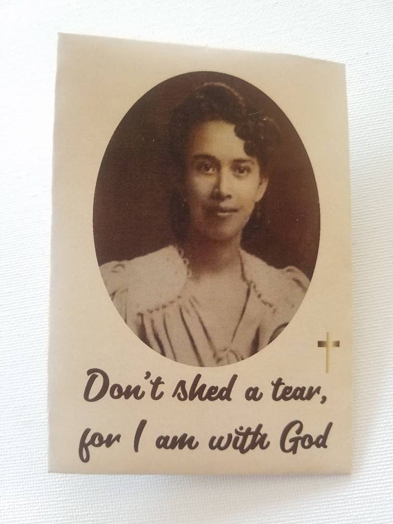 pouches or seed packet favors bereavement forget me not SET OF 10 church in memory of memorial service reception sachets Funeral service