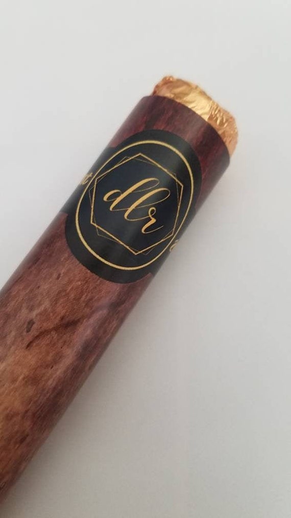 Chocolate Rolo cigars party favors ⎜ wedding anniversary or vintage aged to perfection birthday ⎜ cigar bar gatsby ⎜ aficionado ⎜ SET OF 10 Il_570xn