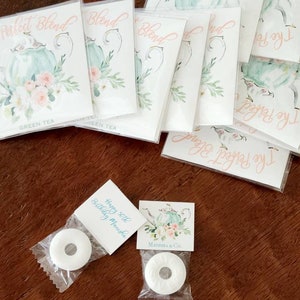 Confirmation first communion or baptism retreat gifts tea bag favors custom tea bags catholic personalized wrappers envelope SET OF 10 image 6
