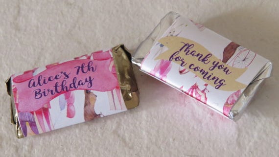 Custom circus big top party favors ⎜ circus baby shower gifts⎜girls birthday party⎜ carnival favors ⎜personalized fun party favor ⎜SET OF 25 Il_570xn