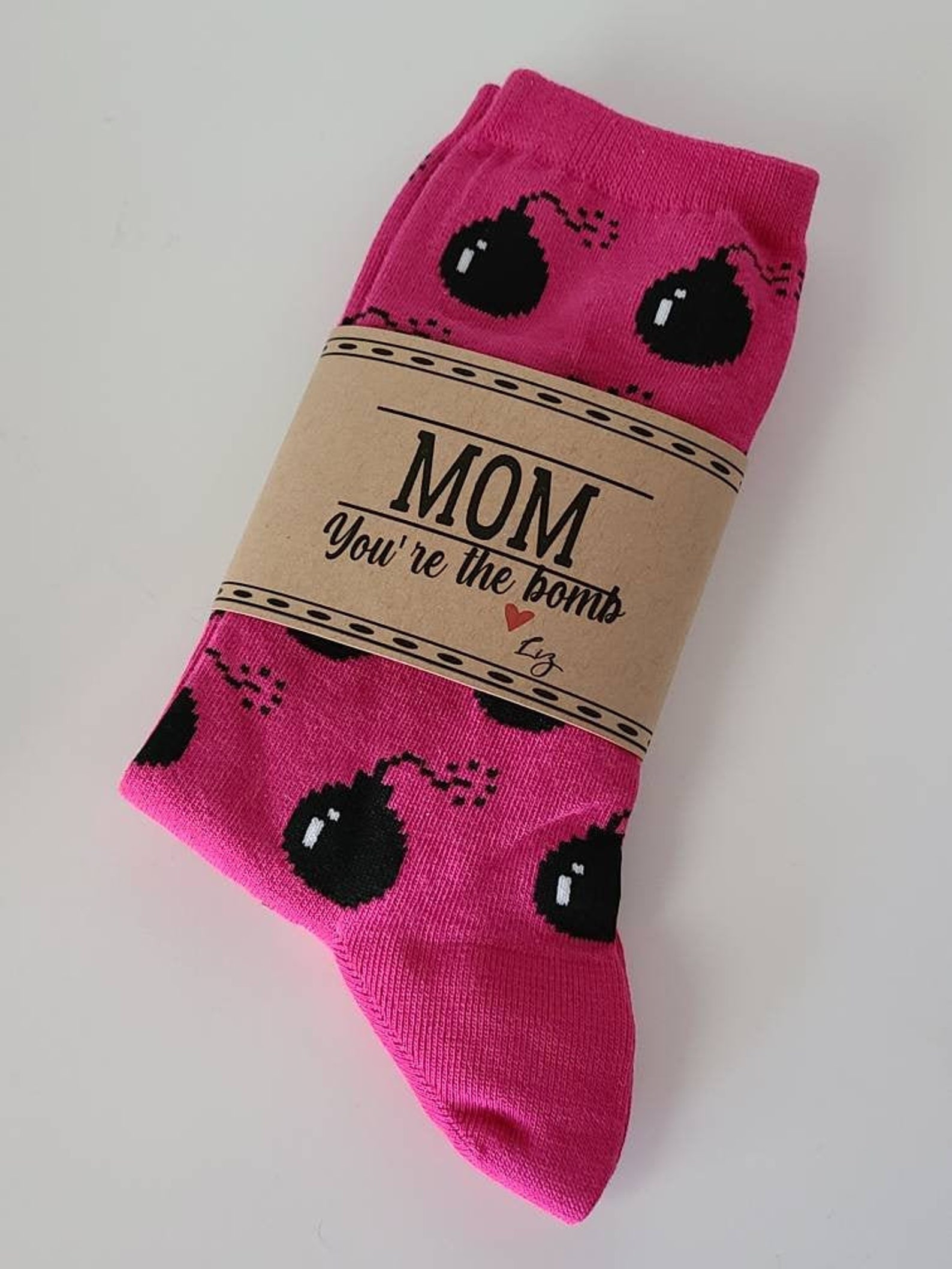 Mother's Day Sock Gifts You're the Bomb Custom Etsy
