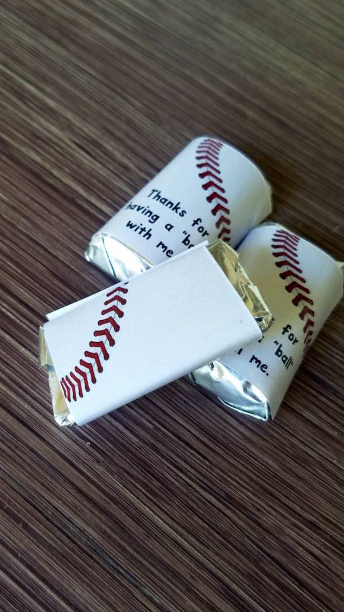 Baseball party favors Personalized chocolate mlb spring Etsy
