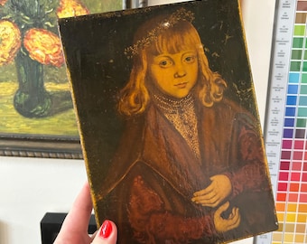 Vintage renaissance print,"A Prince of Saxony" by Lucas Cranach the Elder