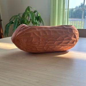 Mr Peanut novelty planter, terra cotta collectible planter, planters peanuts peanut planter