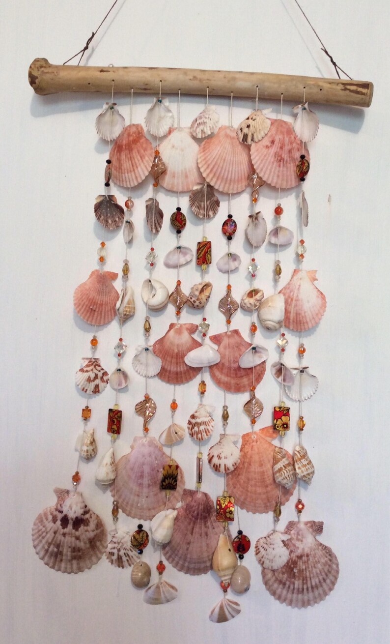 Handmade exotic seashell windchimes