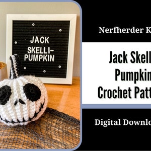 Jack SkelliPumpkin Crochet Pattern - Digital Pattern