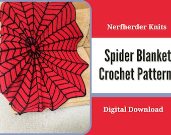 Spider Blanket Pattern - Digital Pattern