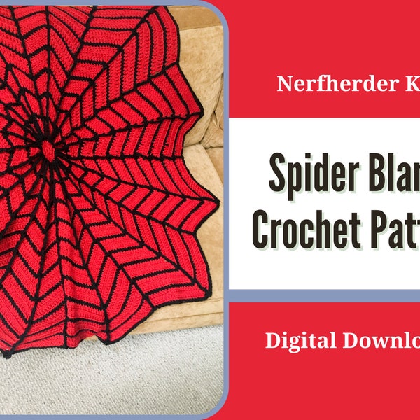 Spider Blanket Pattern - Digital Pattern