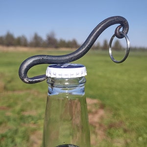 Hand Forged Key Chain Bottle Opener