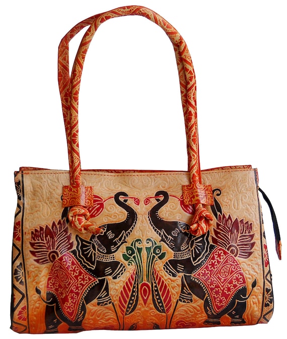 Embroidery Silk Handicraft Hand Bag, Shoulder, Tote Bag For Ladies (13 –  Mangal Fashions