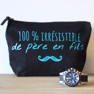 Trousse de toilette personnalisable 100 % irrésistible turquoise