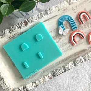 New Silicone Rainbow Jig I Polymer ClayTool I Clay Tool I Rainbow Earring I Rainbow I Polymer Clay Earring I Clay Earring I Polymer Clay