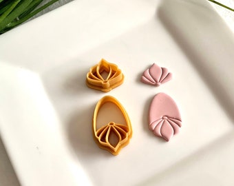 Radiating Line Cutter Set I Earring Cutter I 3D Printed Cutter I Polymer Clay Tool I Clay Shapes I Clay Tools I Jewellery Making I Cutter