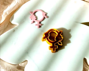 Womens Day Cutter I Earring Cutter I 3D Printed Cutter I Polymer Clay Tool I Clay Tools I Jewellery Making