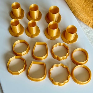 Ultimate Ring Making Set 2 (NEW) ,Ring Size Cutters (4 to 12) And Ring CuttersI Ring I 3D Printed Cutter I Polymer Clay Tool I Clay Shapes