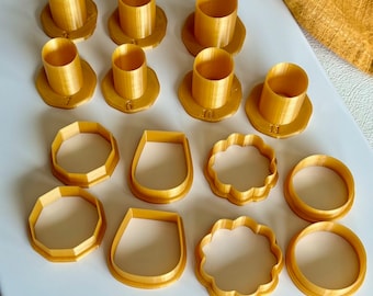 Ultimate Ring Making Set 2 (NEW) ,Ring Size Cutters (4 to 12) And Ring CuttersI Ring I 3D Printed Cutter I Polymer Clay Tool I Clay Shapes