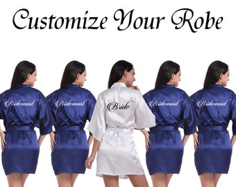 Wedding Party Robes Etsy