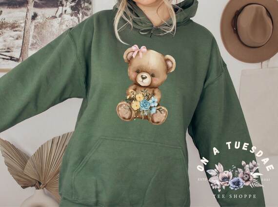 Teddy bear 2025 lounge hoodie