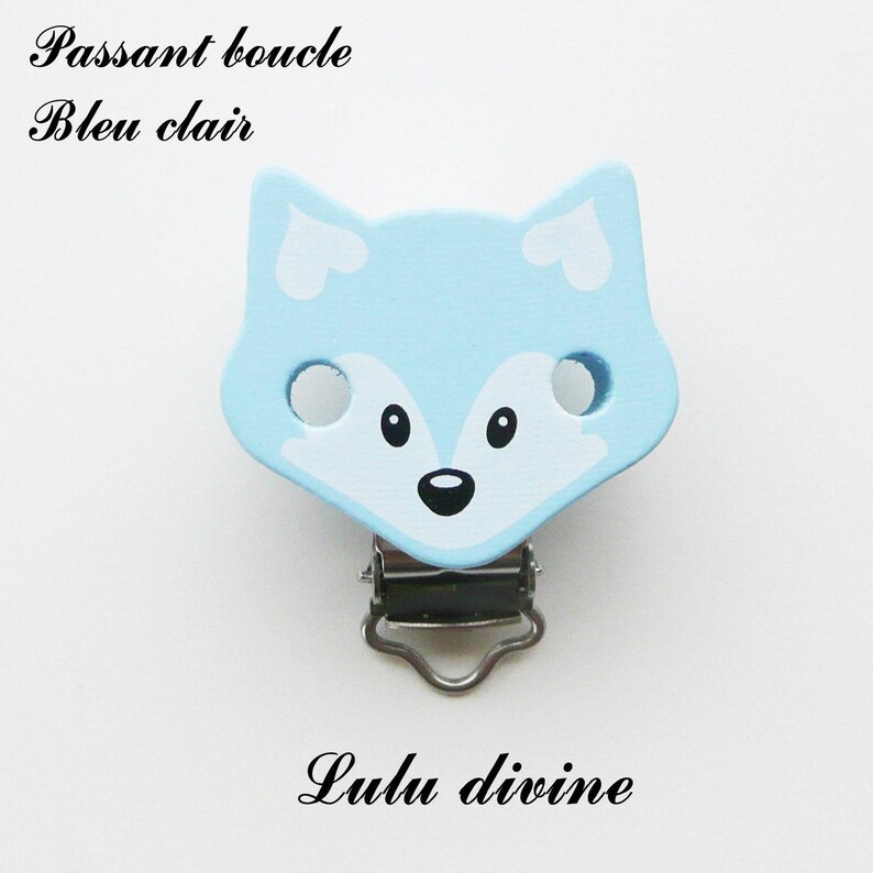 Rond : Gris clair passant boucle attache tétine Pince // Clip en silicone