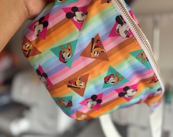 Retro Vintage Stripes Magical Six Friends Fanny Pack Waist Bum Bag \\ FREE SHIPPING !!