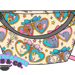 Moms Love Mothers Day Mermaid Fanny Pack Waist Bum Bag