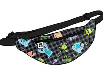 Monster Door Bum Bag Fanny Pack Waist Bag