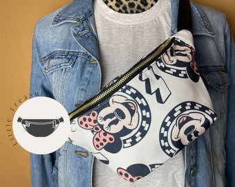 Nerka w kratkę z motywem myszy dla dziewczynek - GOTOWA DO WYSYŁKI! Darmowa wysyłka!