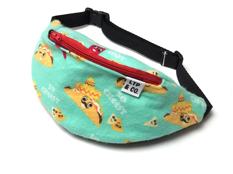 Adult Taco Too Cheesy Fanny Pack Waist Bag
