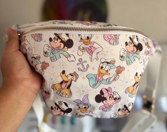 Pink Pastel Magical Cruise Fanny Pack Bum Waist Bag // Ready to ship!
