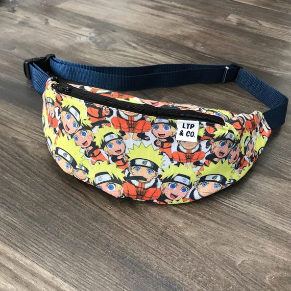 Mini Kids Naruto Anime Fanny Pack Waist Bag Etsy
