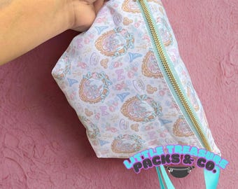 White Princess Castle Fanny Pack Waist Bum Bag // Ready to Ship