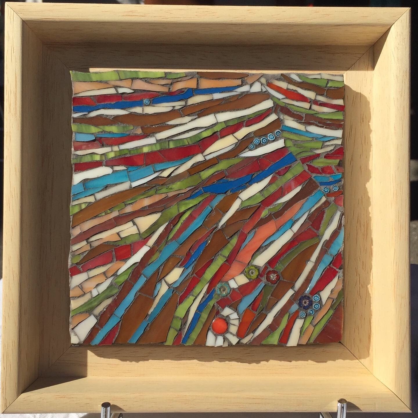 Petit Tableaux Mosaïque Hommage à Hundertwasser #2