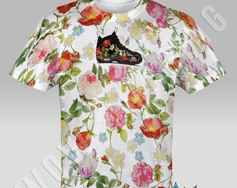 Floral Foamposite -LIMITED EDITION- T-Shirt (White)