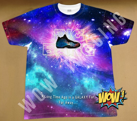 Foamposite Big BANG VS. Star Wars T shirt Alternate Galaxy Edition Etsy