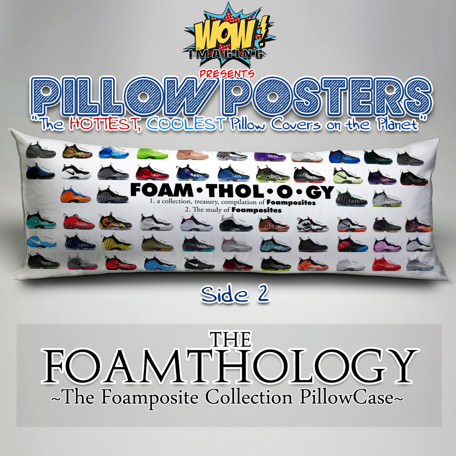 Pillow Posters Foamthology_foamposite Collectors Pillowcase Etsy