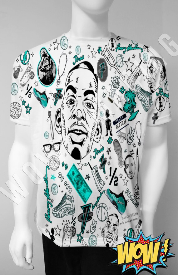 island green foamposite shirt