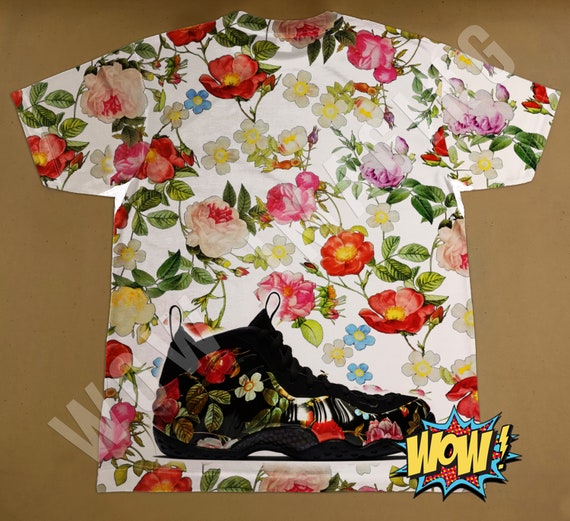 floral foamposite shirt