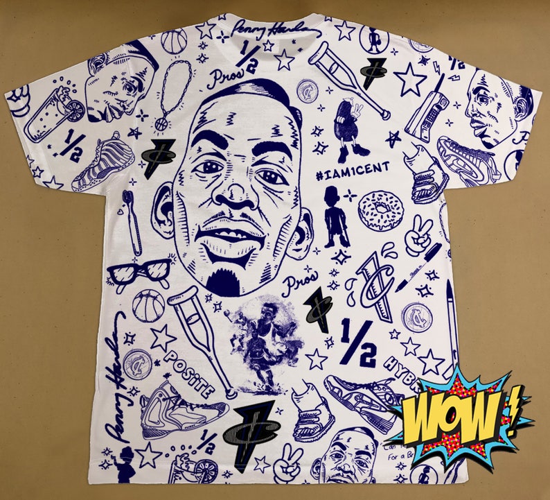 Foamposite One EGGPLANT Edition Tshirt _ Penny / Lil' Etsy