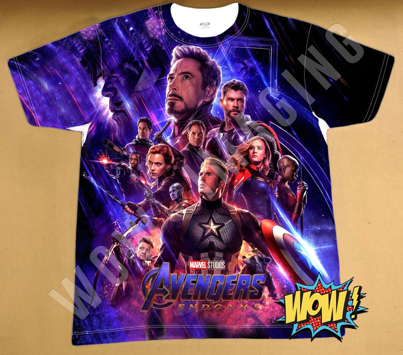 Avengers: End Game T-shirt Ver.2_ultra Ltd. ED _ Commemorative | Etsy